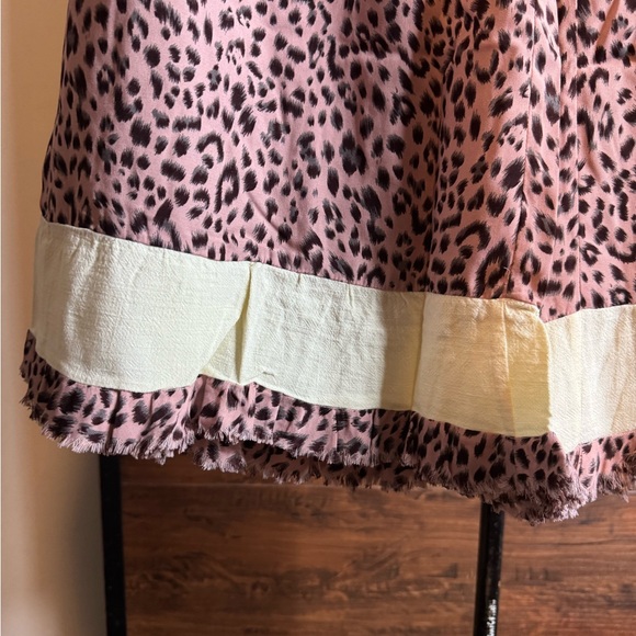 Umgee Pink Leopard Print Pants - Picture 4 of 8